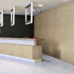 reveal wall collection in office reception area - c5