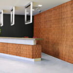 reveal wall collection in office reception area - c5