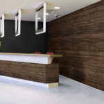 linear collection in office reception room - LL4-Noir